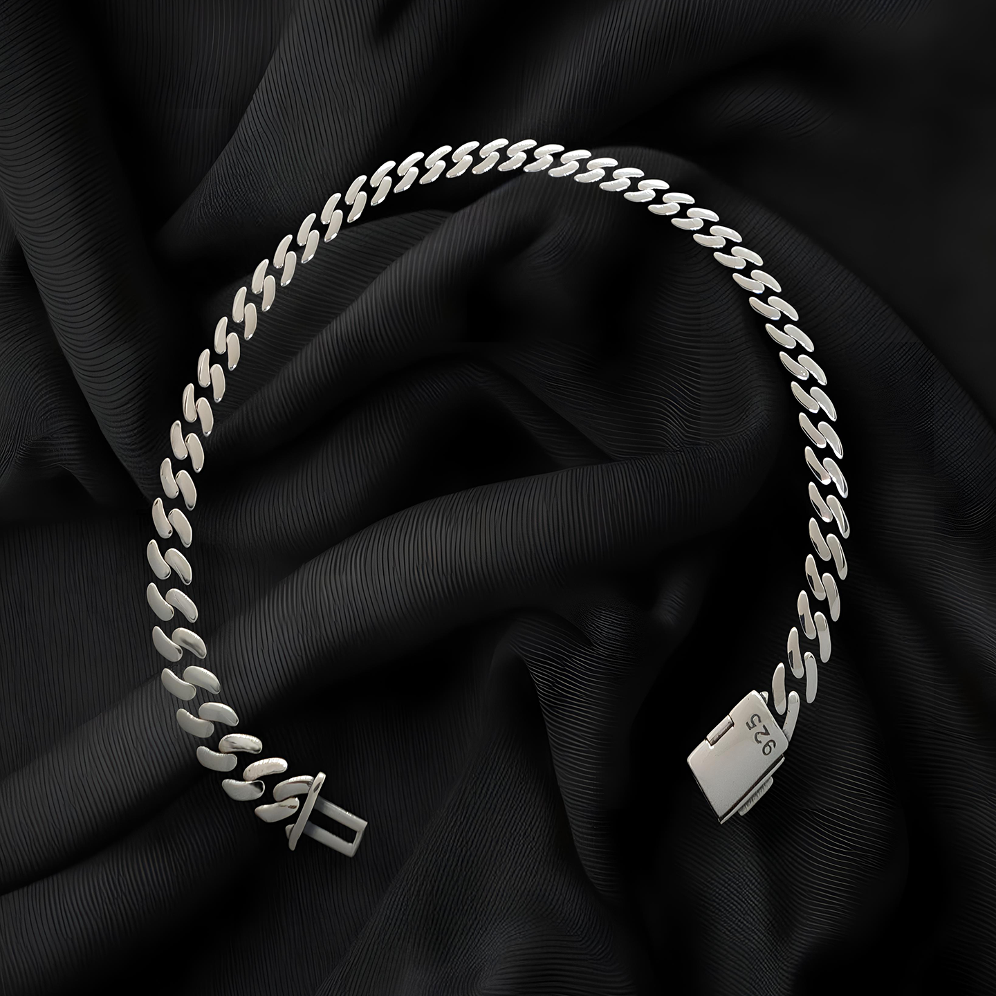 Oxidised Bracelet silver for men