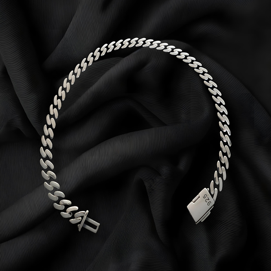 Oxidised Bracelet silver for men