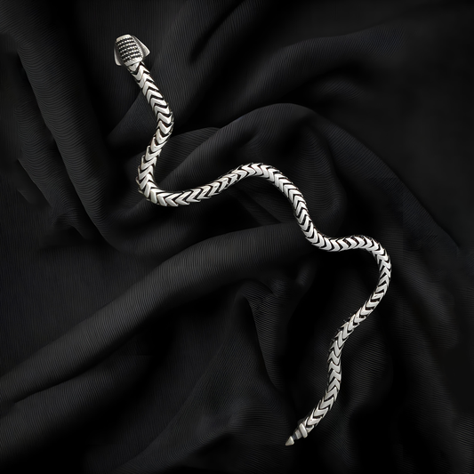 925 Silver Viper Edge Bracelet For Men